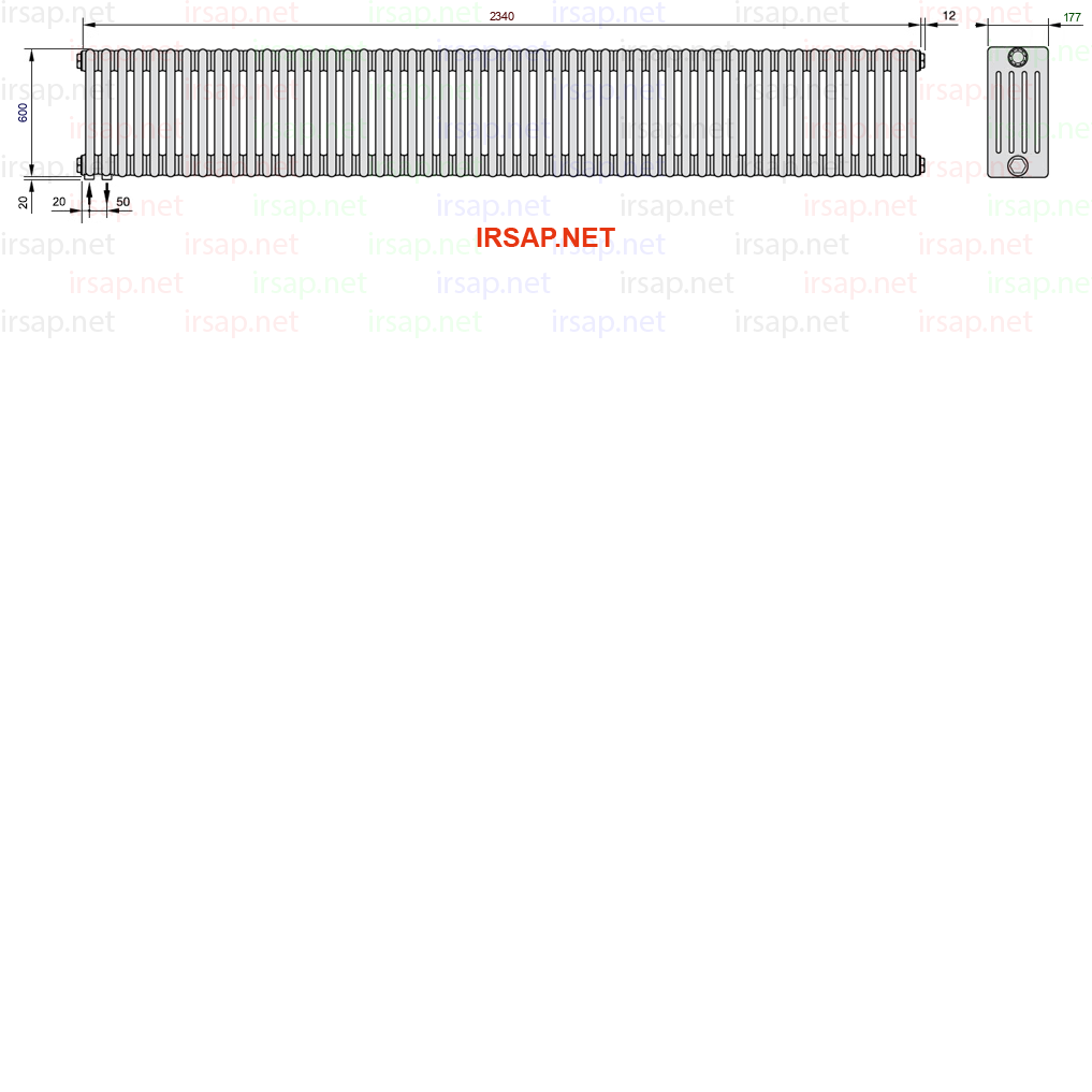 Радиатор IRSAP Tesi 50600/52 T18 CL 01